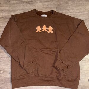 Brown Gingerbread Crewneck